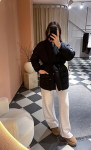  Beli Kuşaklı Şişme Mont