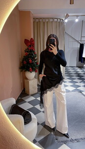  Asimetrik Dantel Elbise