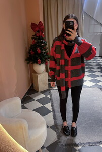 Atkı Detaylı Hırka