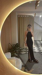 Fitilli Halter Elbise