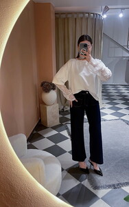  Dantel Kol Tshirt Beyaz