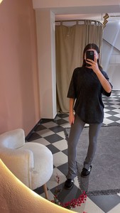 Yırtmaçlı Tayt Pantolon