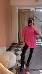 Yıkamalı Bol Tshirt